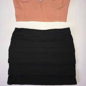 Women’s black mini skirt Size SMALL